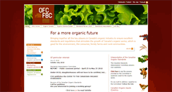 Desktop Screenshot of organicfederation.ca